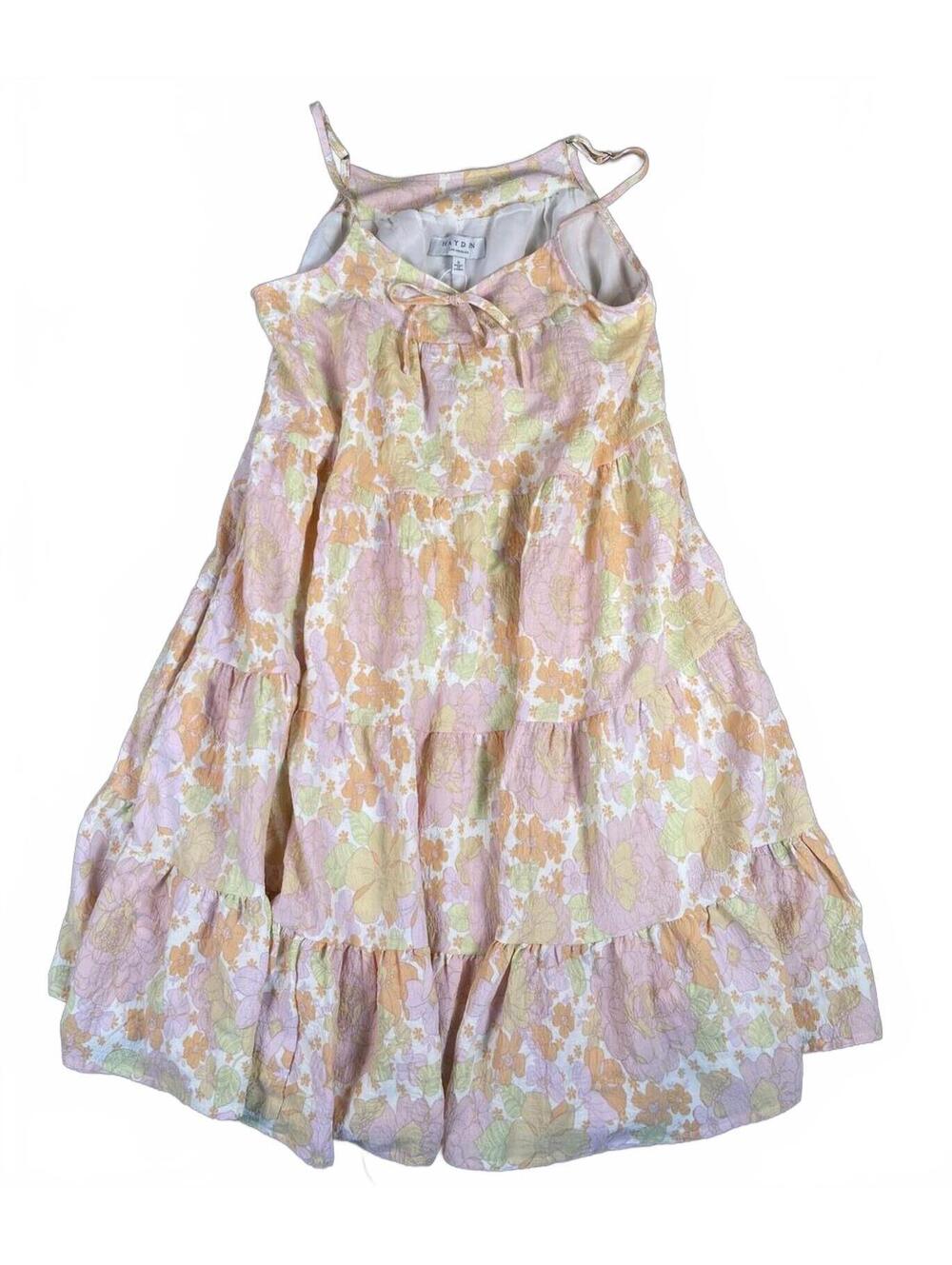 Hayden Los Angeles Floral Tiered Summer Dress Size S